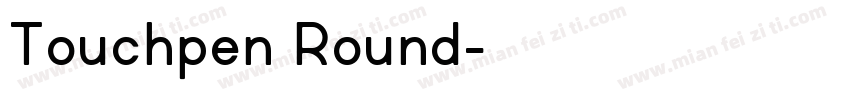 Touchpen Round字体转换